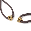 Cowhide Leather Cord Bracelet Making AJEW-JB01355-02-2