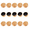 Spice Jars Lids LS-WOOD-WH0027-88-1
