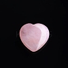 Natural Rose Quartz Love Heart Stone PW-WG32553-07-1