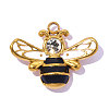 304 Stainless Steel Enamel Pendants STAS-OY019-58G-1