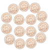 15Pcs Wood Chips WOOD-WR0001-26A-2