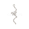 Brass Micro Pave Cubic Zirconia Pendants KK-M301-16P-1