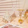 42Pcs 12 Styles Opaque Resin Pendants RESI-AR0001-45-4
