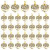 60Pcs Tibetan Style Alloy Pendants FIND-PH0024-06-1