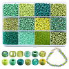 156g 12 Style Glass Seed Beads SEED-SC0001-32B-08-1