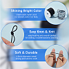 1 Roll Nylon Rattail Satin Cords NWIR-SP0001-02A-6