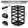 360 Degree Plastic Rotating Jewelry Organizer Display Stands EDIS-WH0022-11B-2
