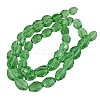 Faceted Transparent Glass Beads Strands X-GC891Y-18-2
