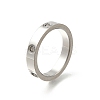 304 Stainless Steel Crystal Rhinestone Finger Rings for Women LS-RJEW-B120-02P-2