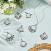 8Pcs 4 Styles 304 Stainless Steel Chandelier Component Links STAS-BBC0007-60-3