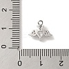Brass Micro Pave Cubic Zirconia Pendants KK-K371-20P-3