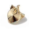 Real 18K Gold Plated Rack Plating Brass Micro Pave Clear Cubic Zirconia Pendants KK-C015-24G-04-3