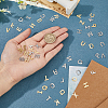 2 Sets 2 Style 304 Stainless Steel Charms STAS-DC0015-86-3