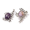 Natural & Synthetic Gemstone Pendants G-D469-01P-4