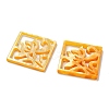 Natural Yellow Shell Pendants SSHEL-N038-03B-2