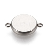 Tarnish Resistant 304 Stainless Steel Links Connectors Settings STAS-K202-02E-P-2