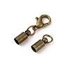 Brass Lobster Claw Clasps FIND-WH0044-78AB-2