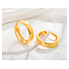 Brass Ring Hoop Earrings for Women LS-EJEW-A121-17B-G-1