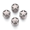 304 Stainless Steel European Style Large Hole Beads STAS-T072-104AS-1