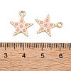 Alloy Enamel Pendants ENAM-G235-16G-04-3