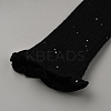 Sequin Acrylic Fiber Yarn Leg Warmers Socks AJEW-WH20064-46A-2