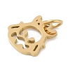 304 Stainless Steel Pendants STAS-L279-001G-05-2