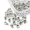 80Pcs 4 Style Tibetan Style Tube Bails FIND-YW0003-15-2