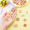 SUNNYCLUE 60Pcs 12 Styles Opaque Epoxy Resin Decoden Cabochons FIND-SC0003-25-3