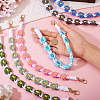 6Pcs 6 Colors Cotton Cord Knitted Daisy Cup Belt AJEW-TA0002-37-6