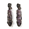 Natural Amethyst Pendants G-K338-28R-06-1