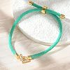 Adjustable Nylon Cord Bracelets BJEW-C096-01G-12-1
