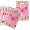 10Pcs Rectangle with Butterfly Pattern Paper Gift Bags CARB-TAC0002-04-2