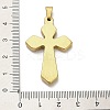 304 Stainless Steel Charms with Rhinestone STAS-Q343-16G-3