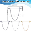Zinc Alloy Hanging Chain Brooches FIND-GF0006-87D-2