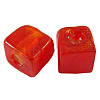 Handmade Silver Foil Glass Beads SLC006J-2