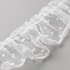 Polyester Pleated Lace Trim Ribbon DIY-WH0308-459C-1