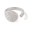 Non-Tarnish 304 Stainless Steel Cuff Rings LS-RJEW-Q812-01P-2