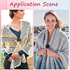 1Set Flat Round Alloy Shawls and Capes Buckles FIND-GF0008-08AB-5