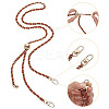 PU Leather & Piatinum Alloy Handbag Chain Straps PURS-WH0008-01G-03-3