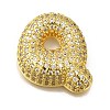 Brass with Cubic Zirconia Pendants KK-Q818-02Q-G-1