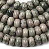 Natural Green Wood Lace Stone Wooden Jasper Beads Strands G-A280-A29-02-4