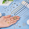 DIY Iron Chains Necklaces Making Kits DIY-TA0013-17-6