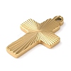 Ion Plating(IP) 304 Stainless Steel Pendants STAS-D025-02G-02-2