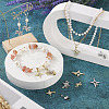 18Pcs 9 Style Brass Micro Pave Clear Cubic Zirconia Pendants KK-TA0001-10-7