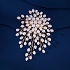 Flower Alloy Brooches for Backpack Clothes LS-PW-WGD48A8-01-1