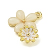 Rack Plating Alloy Enamel Pendants FIND-M033-08A-01-2