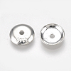 925 Sterling Silver Bead Caps STER-S002-31-7mm-2