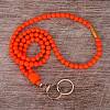 Silicone Beaded ID Card Neck Straps NJEW-SW00025-01-5