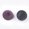 Flocky Acrylic Beads FIND-T046-54D-2