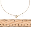 Alloy Letter Heart Pendant Necklaces for Women NJEW-FS0001-09F-7